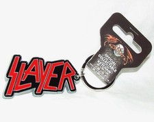Slayer Logo Metal Enamel Keychain Heavy Metal