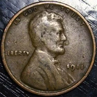 1911 Lincoln Wheat Penny 1c Us Coin Philadelphia Mint