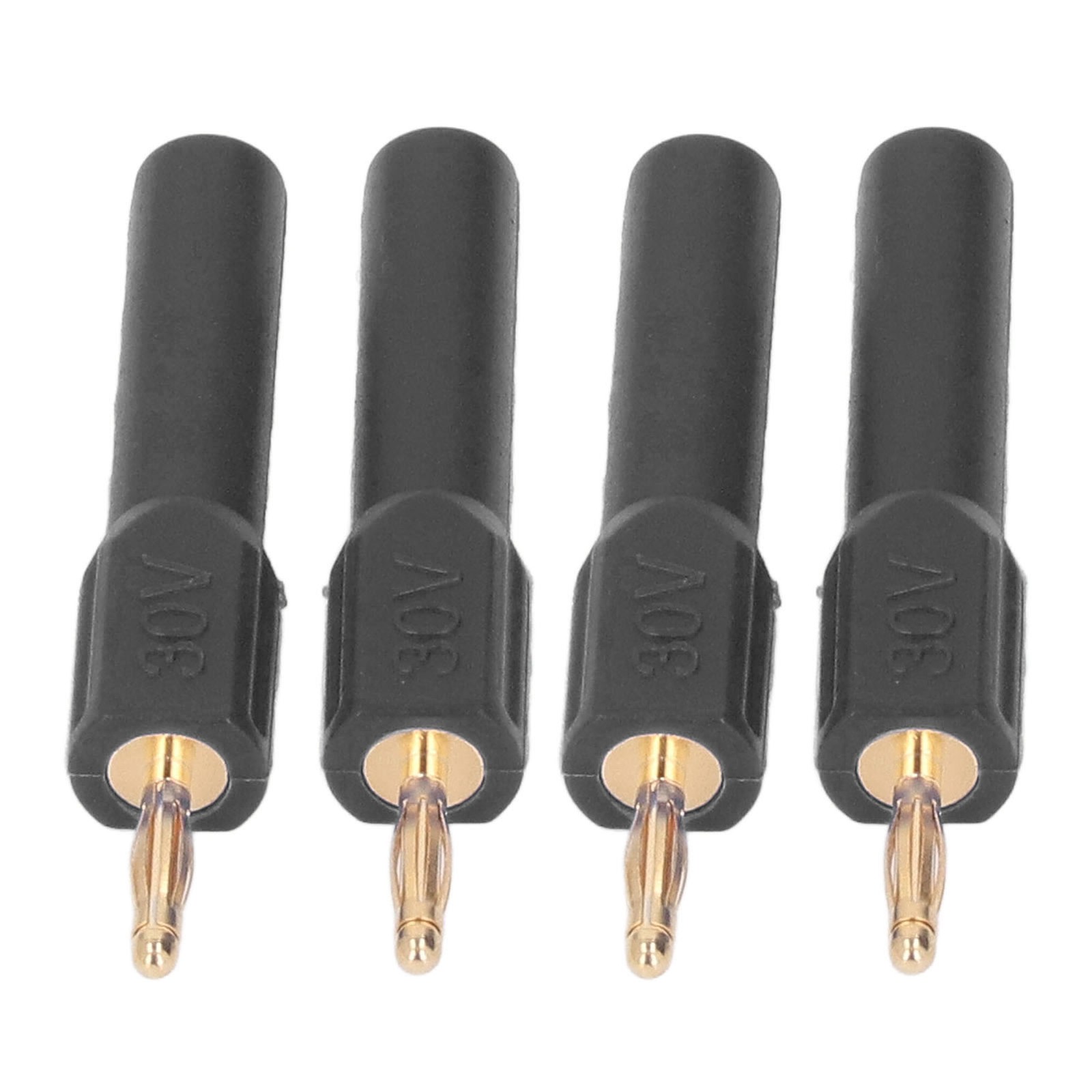 10Pcs Banana Plugs Connector 2mm Male To 4mm Female Adapter Gold Plated Brass