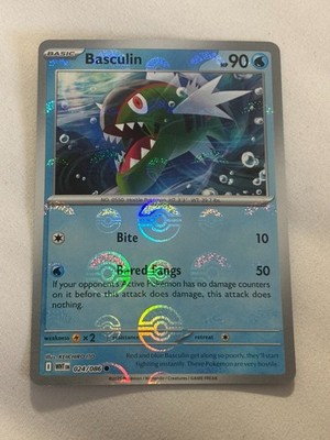 Pokemon TCG Basculin 024/086 White Flare (Poke Ball Pattern)
