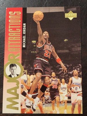 1995-96 Upper Deck - Major Attractions Michael Jordan #339