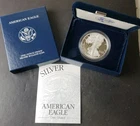 2003 W Proof $1 American Silver Eagle Dollar