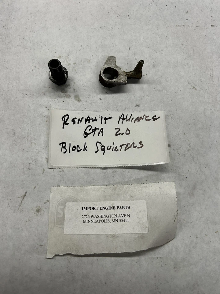 BLOCK SQUIRTER *USADO* SE ADAPTA A RENAULT ALLIANCE GTA 1965cc SOHC 1987 PISTON SQUIRTER Foto 3 de 3