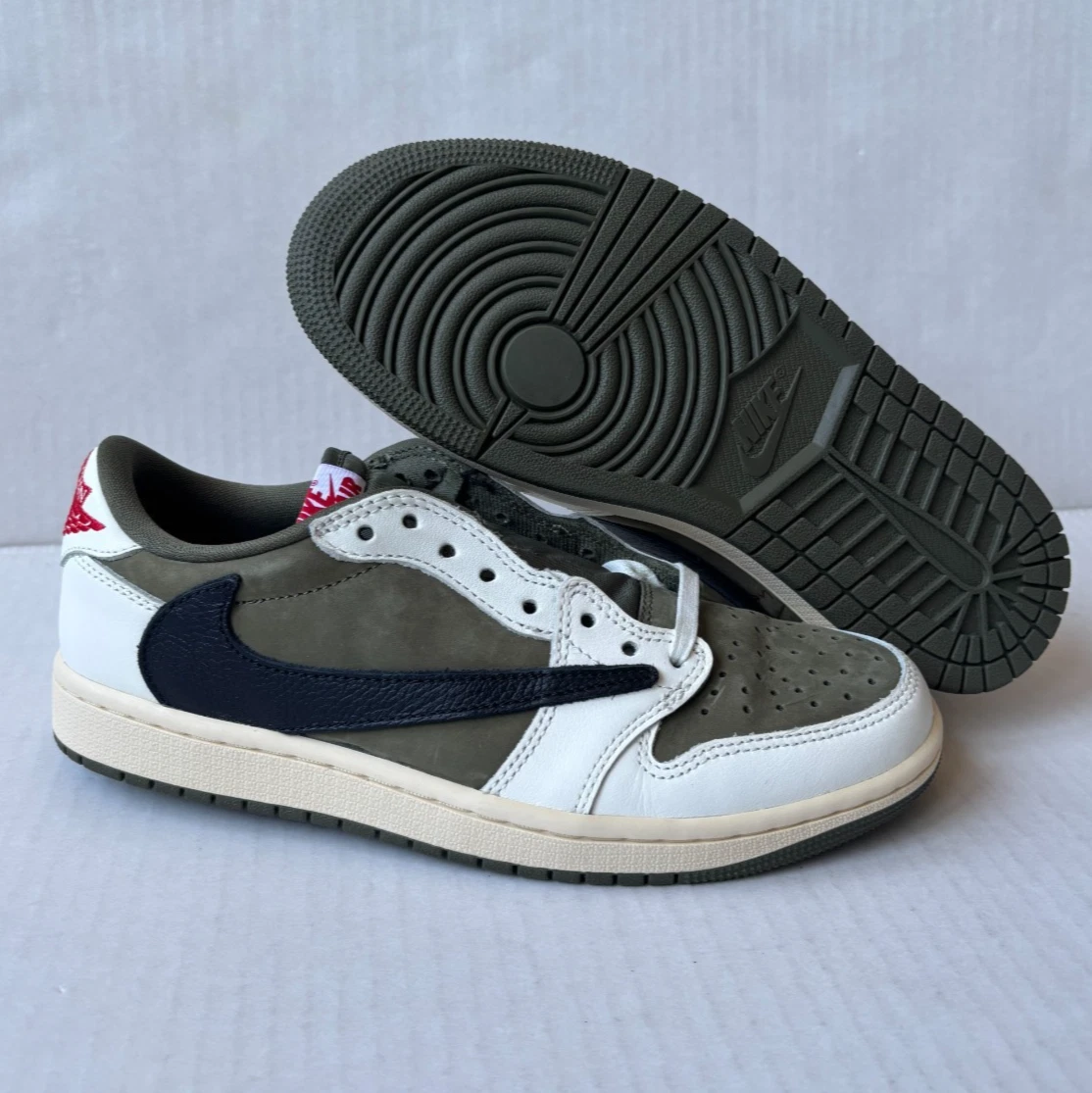 25+ Travis Scott & Air Jordan 1 Retro OG SP Low Reverse Olive