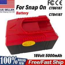 18V 5000mAh Li-Ion Battery for Snap on CTB4185 CTB4187 CTB6187 CTB6185 CT6850