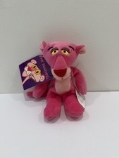 Vintage 1996 United Artist Pink Panther Plush Bean Bag 8  NWT
