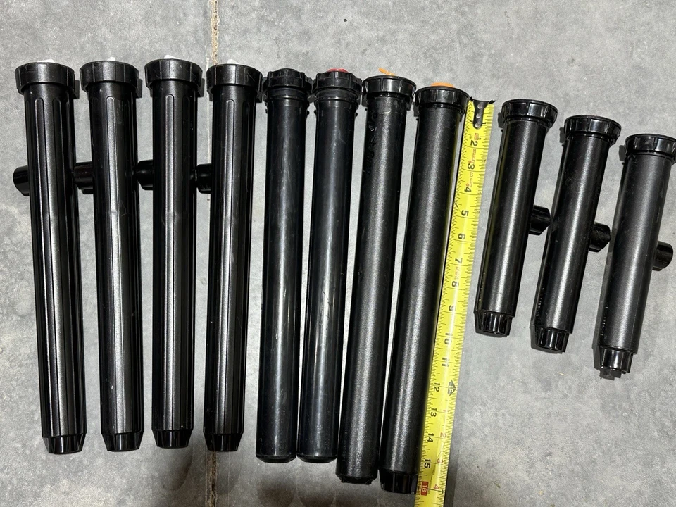Lot Of 11 Pop-Up Sprinklers 12” & 6” Toro 570, Rain Bird 1800, Weathermatic Max - Image 2 of 4