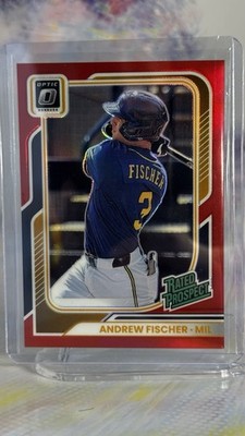  ultra Rare! Andrew Fischer 2026 Donruss - RP Optic RED 1 /99 SP - BOOKEND!