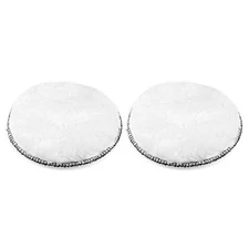 8Pack 5 Inch Wool Polishing Pad Hook and Loop Buffing Wheel