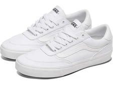 Vans Brooklyn LS White/White Men's Canvas Skate Shoes - Size 9~WOMENS 10.5