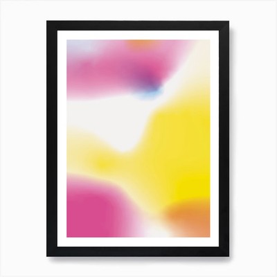 Abstrakter Farbverlauf 14 Kunstdruck Rahmen gerahmt Wandbild Poster Leinwanddruck Bild