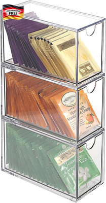 Acryl Aufbewahrungsbox für Schmuck Kosmetik Kaffeekapseln Organizer stapelbar