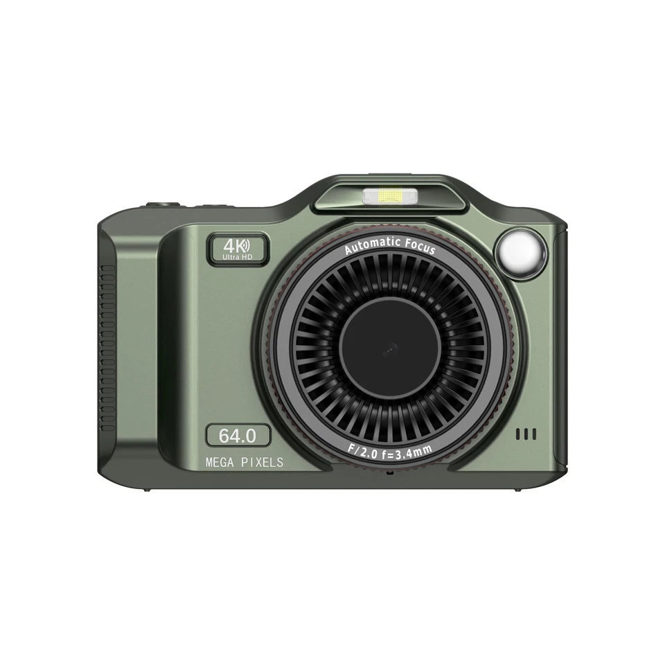 Dual Kamera System 4K Digitalkamera mit 2 8 Zoll HD Display und 18x Zoom - Bild 2 von 4