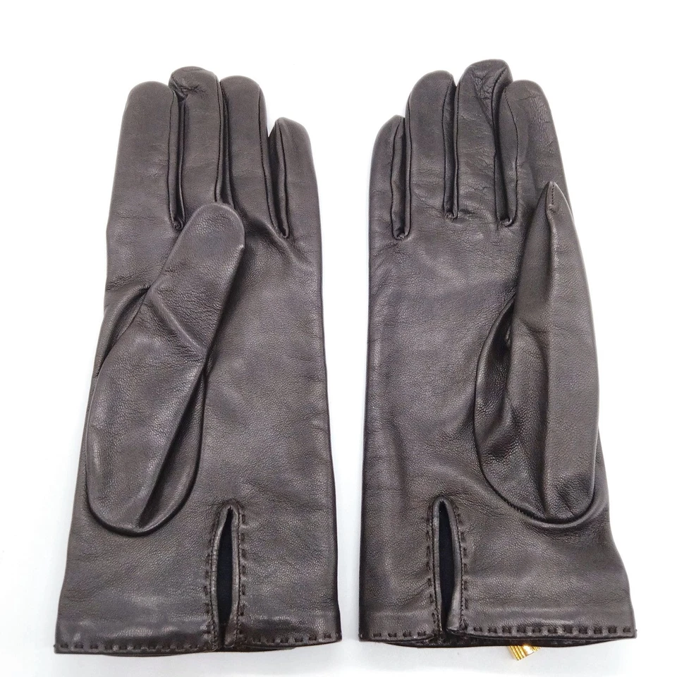 Hermes Gloves Browns Gold 2278254 - Image 3 of 4