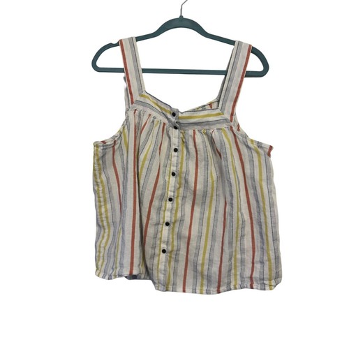 ANA A New Approach Damen Bluse ärmellos Knopfleiste XL - Bild 2 von 5