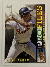 2026 Topps Profile Hank Aaron Atlanta Braves TP-3