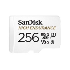 SanDisk High Endurance 256GB microSD 100MB/s 40MB/s 20K hrs 4K UHD C10 U3 V30