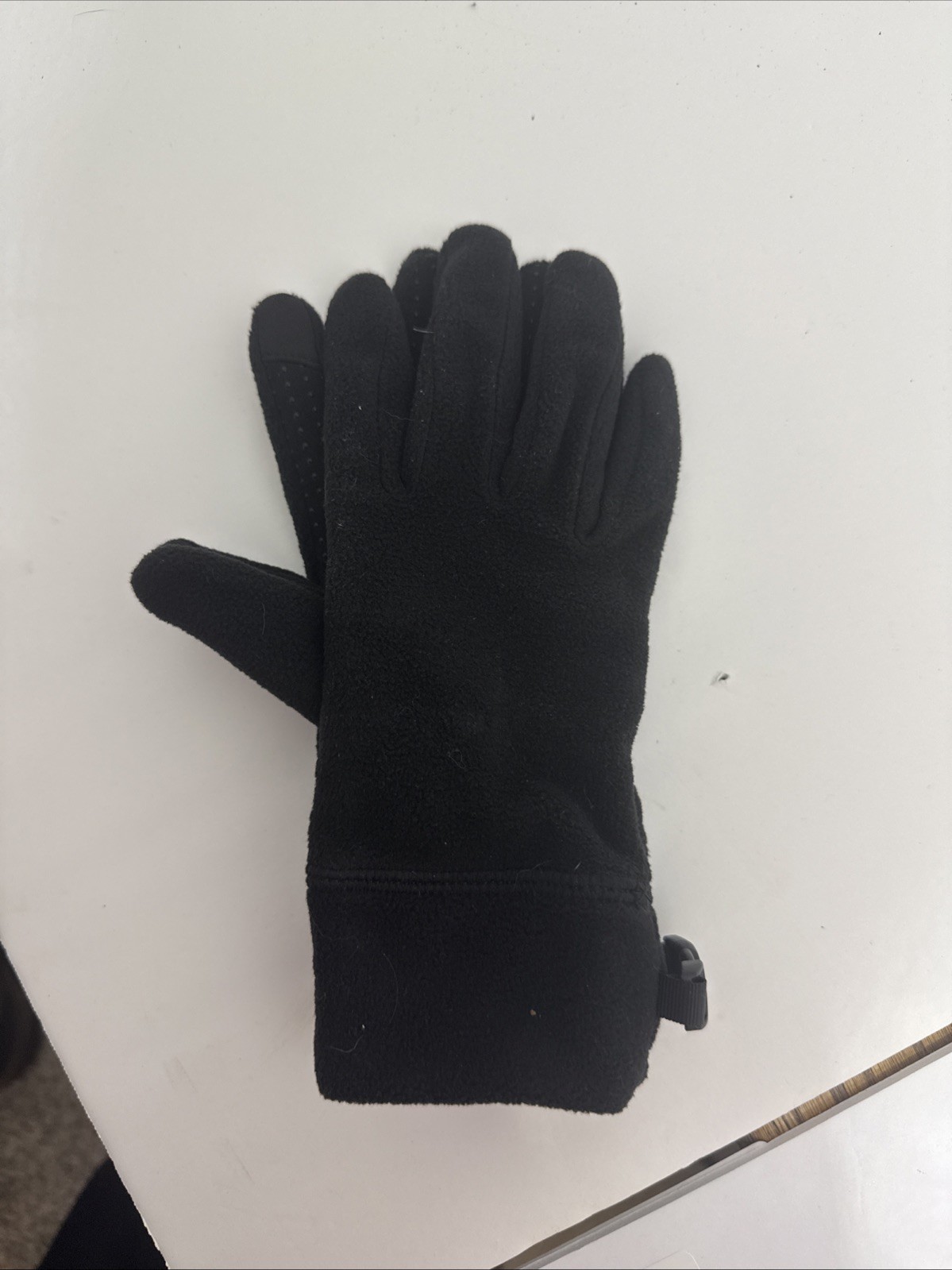 Black Athleta Microfleece Touchscreen Gloves Size… - image 3