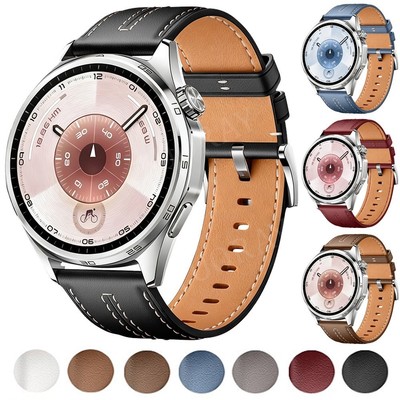 Luxury Leather Band Strap For Huawei Watch 4 3 Pro GT5 4 3 2/2e GT 6 5 Pro 46mm