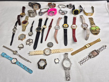 Mixed Lot of 30+ Women's/Men's Wrist Watches Untested For Parts Or Repair