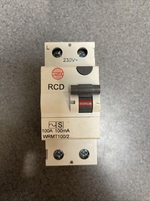 WYLEX WRMT100/2 RCD WYLEX 100 AMP RCD 2P 100A 100mA WRMT100/2