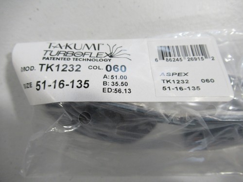 Takumi Turboflex TK 1232 060 51/16/135 MEN Satin Green with Sun Clip *NEW* - Picture 9 of 17