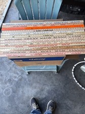 Vintage Yardstick Wood Wooden Ruler Lot Advertising Lot Of 14 random no doubles