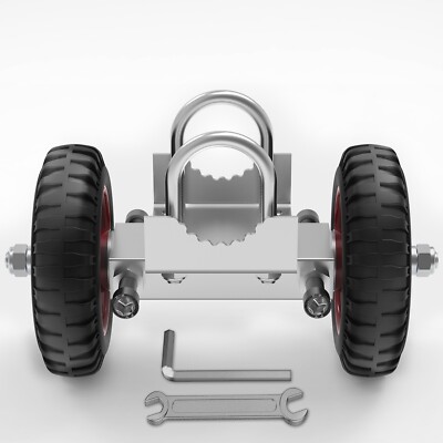 Blütezeit Rolling Gate Wheel 6'' / 8'' Carrier for Sliding Metal Tube Gates