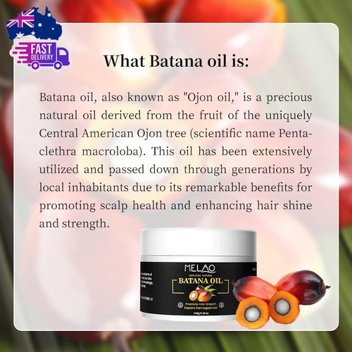 Batana Oil for Hair - 100% Raw & Organic Batana Oil from Honduras,Unrefined Orga - Picture 3 of 12