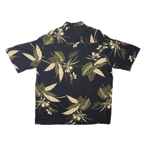 COVINGTON Mens Hawaiian Shirt Black L - Picture 3 of 6