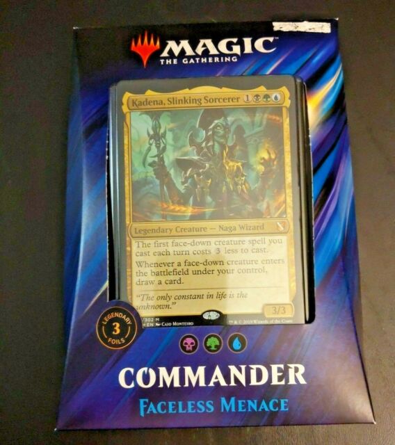 2019 magic the gathering commander deck faceless menace