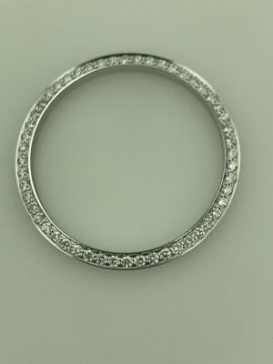 Custom Diamond Bezel 1.80Cts. In Stainless Steel For 36MM MENS Rolex Datejust...