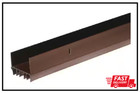 Frost King Brown Slide On Door Bottom E/O 1-3/4" x 36" Adjustable Tight Fit