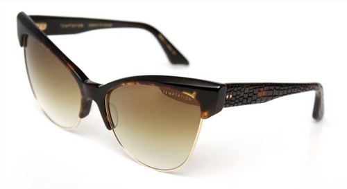 DITA Ladies 18K GOLD SUNGLASSES (61-17 149) 22029-B -TRT-GLD-61 / Made In Japan - Picture 6 of 8