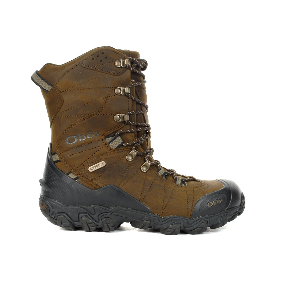 Oboz Bridger Mid B Dry Insulated Hiking Boots Mens Brown Waterproof Thinsulate Mens Bridger Mid Waterproof | Oboz Footwear main image 2