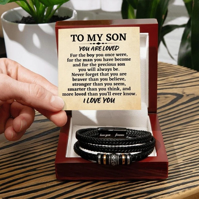 To my son shop you are braver bracelet