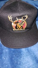 Vintage BUCKS  Buck The System  Snapback Hat Cap Embroidered Deer - Made In USA