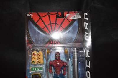 ToyBiz Spider-Man Movie Web Swinging Action Spider-Man Figure #60