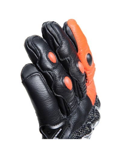 Dainese Carbon 4 Short Handschuhe Schwarz/Rot-fluo XXL Sport Motorrad Handschuhe - Bild 11 von 11