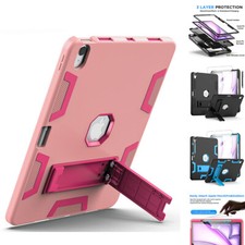 For iPad Air M2 13 inch Case Hybrid Protective Shockproof Heavy Duty Stand Cover