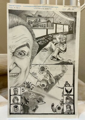 X-Men Marvel Comics Try-Out Book Artwork Page 1