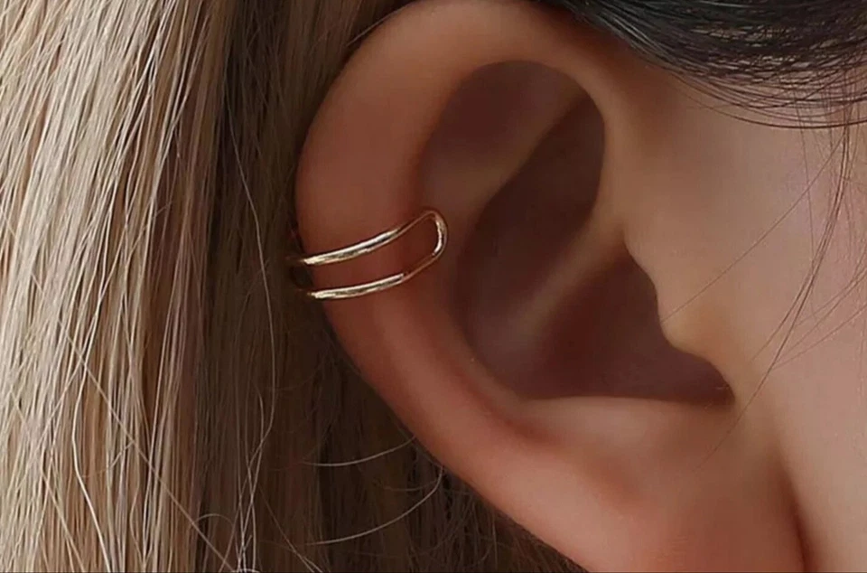 Damen Ohrring Ohrstecker Ohrclip Ohrklemme Ohrschmuck Set Gold Silber Ohrenclips - Bild 3 von 4