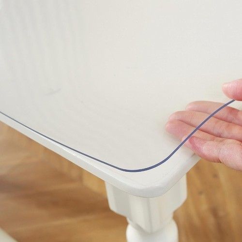 Durable 36x72 Inch Clear Desk Pad - Heat & Spill Resistant Cover for All Tables - Picture 10 of 10