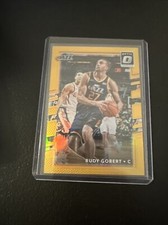 2017-18 Panini Donruss Optic Rudy Gobert Gold #142 Numbered 5/10