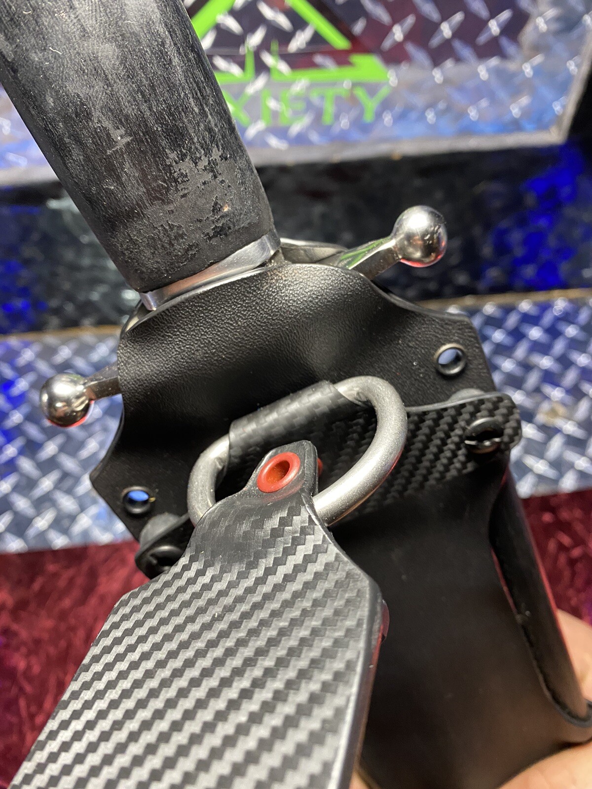 ColdSteel Arkansas Toothpick Dangler Kydex /Ferro rodSheath(Knife Not