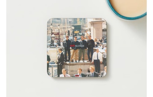 Cast 6 Coaster Set John Power All Change Walk Away Mother Nature Calls Britpop - Foto 2 di 7