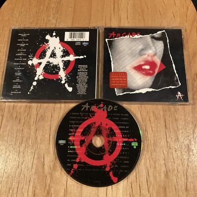 Arcade s/t 1993 debut CD 1st US press ratt cinderella stephen pearcy roxy blue