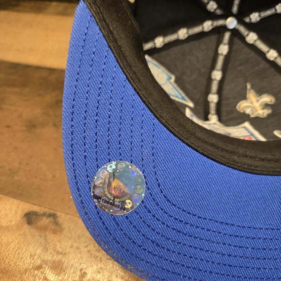 NFL On Field AFC Team Logos Reebok All Over 7.25 Fitted Hat Wool