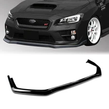 Front Bumper Lip Splitter For 2015-21 Subaru WRX STi CS Style JDM Gloss Black