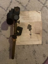 OLD PELORUS Drift Sight Head + Post Bureau of Aeronautics US NAVY MARK 2-C RARE